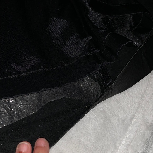 Vintage EUC Women's Black Leather Coat/Trench by Pelle Studio - Picture 9 of 16